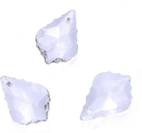 Vista 15 de 20pcs checa facetado cristal barroco lámpara colgante gota perlas Suncatcher 0.866 in febrero amatista púrpura piedra natal