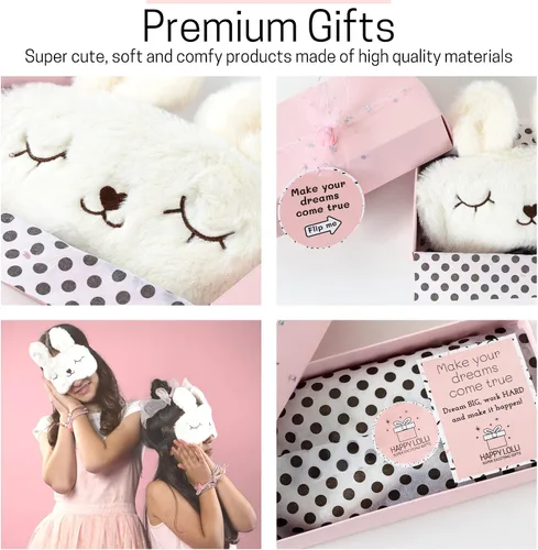Vista 5 de Happy Lolli Birthday Gift for Girls 8 Individually Wrapped Gifts in 1 with 8 Tasks to Motivate Empower Girls - Ages 7-13