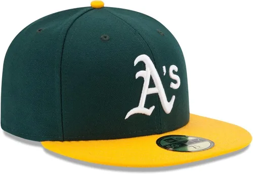 Vista 2 de New Era Gorra ajustada para hombre 5950 Oakland Athletics Home
