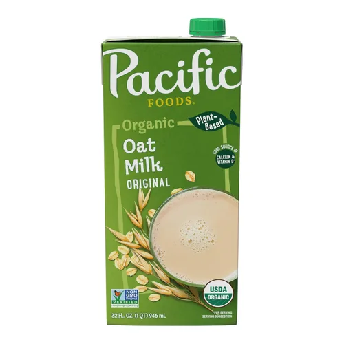 Vista 9 de Pacific Foods Leche de almendras original de la serie Barista, leche a base de plantas, caja de 32 onzas