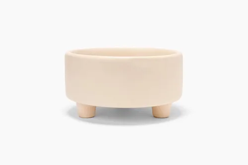 Vista 8 de Waggo Uplift - Tazón de cerámica para perros para razas pequeñas, medianas y grandes, pesado y duradero, para alimentos y agua, apto para Crema
