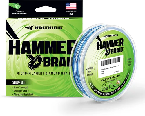 Vista 14 de KastKing Línea de pesca con trenza de martillo, línea trenzada resistente a la abrasión, fabricada en los Estados Unidos, línea superline