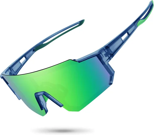 Vista 52 de STORYCOAST Lentes de sol deportivos polarizados para hombres y mujeres, para conducir, pesca, ciclismo, bicicleta de montaña, protección UV400