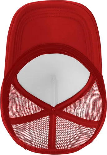 Vista 4 de Sombrero de bandera estadounidense, sombrero de camionero con bandera de Estados Unidos, sombrero de malla trasera para hombres y mujeres, ajuste