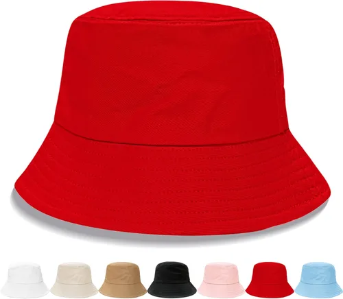 Vista 14 de NPQQUAN Bucket Hats for Men Woman Packable Foldable Sun Hats for Women Beige