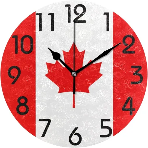 Vista 10 de Naanle Reloj de pared redondo con estampado de perlas grandes, diseño de concha de playa de verano 3D, elegante, decorativo, de 9.5 pulgadas