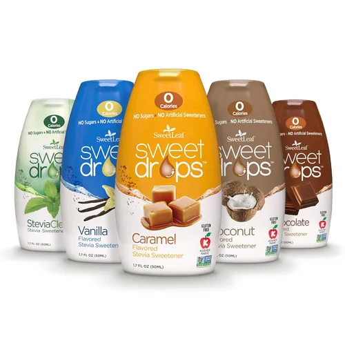 Vista 16 de SweetLeaf Sweet Drops - Edulcorante líquido de stevia saborizado, extracto de stevia, cero calorías, sin gluten, apto para dieta cetogénica, sin