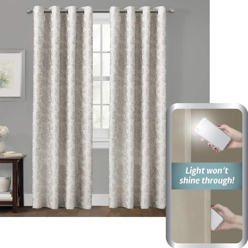 Vista 21 de Zenna Home Smart Curtains Tiffany Ultimate - Panel de ventana 100% opaco, 50 x 63 pulgadas, 1 panel, aguamarina