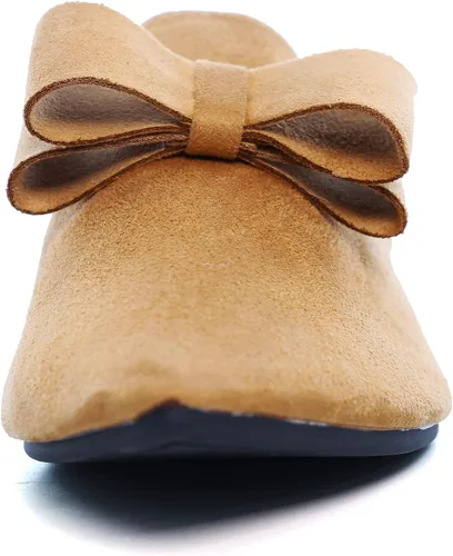 Vista 3 de Dear Time Mocasines para mujer, puntera cerrada, cómodos, sin espalda, mocasines elegantes, zapatos planos para mujer
