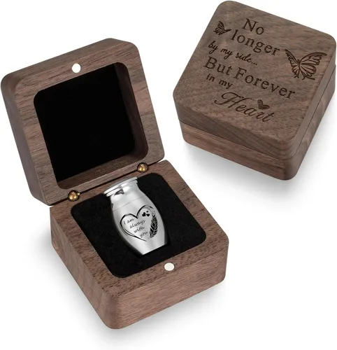 Vista 12 de SOITIS Urna de madera con forma de corazón personalizada, mini urnas para cenizas humanas de 1.2 pulgadas, pequeñas urnas para cenizas humanas