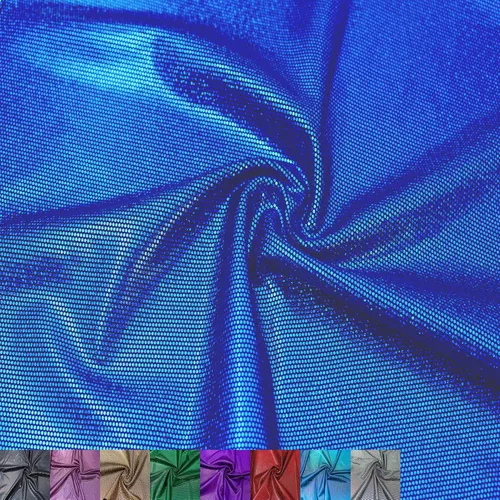 Vista 11 de The Yard - Tela de discoteca con holograma iridiscente de poliéster y elastano de 60 pulgadas de ancho, para decoración del hogar, accesorios Fucsia