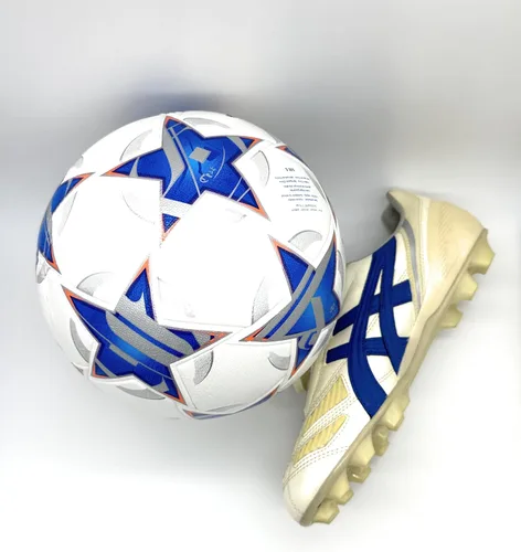 Vista 6 de Balón de fútbol de calidad para la Copa del Mundo, tamaño 5, térmicamente unido con costuras sin costuras, peso oficial del partido, piel sintética