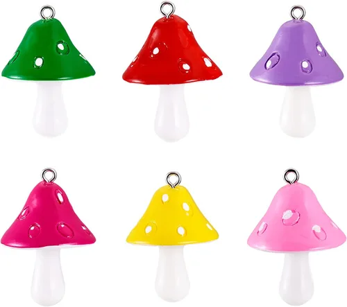 Vista 27 de Craftdady Colgantes colgantes de frutas, lindos colgantes de resina para alimentos, colgantes de manzana, naranja, piña, fresa, encantadores dijes