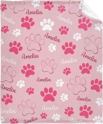 Vista 14 de Linda manta de franela de perro salchicha para niños, adultos, adecuada para sofá, cama, campamento, viajes, todas las estaciones, 30 x 40 pulgadas