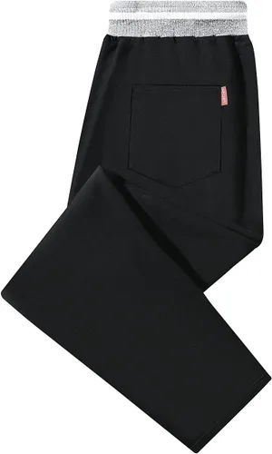Vista 2 de FoxQ Pantalones deportivos para hombre con bolsillos, pantalones deportivos para correr, casuales, pantalones de yoga, ajuste holgado, pierna recta