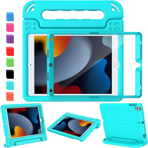 Vista 36 de AVAWO - Funda infantil para iPad de 10.9 pulgadas con protector de pantalla integrado, duradera, a prueba de golpes, ligera, con mango protector
