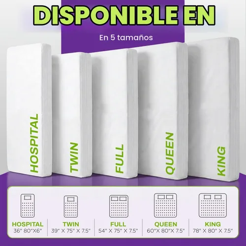Vista 2 de Mars Wellness Protector y funda de colchón de vinilo impermeable, funda de colchón blanca con cremallera, funda de colchón para chinches, 1 paquete