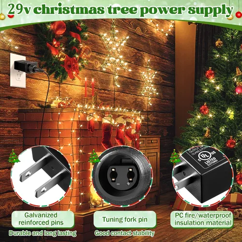Vista 5 de Feekoon Fuente de alimentación LED Clase 2 transformador de 29 V 13 W, adaptador de enchufe impermeable IP44 de EE. UU., controlador LED de uso
