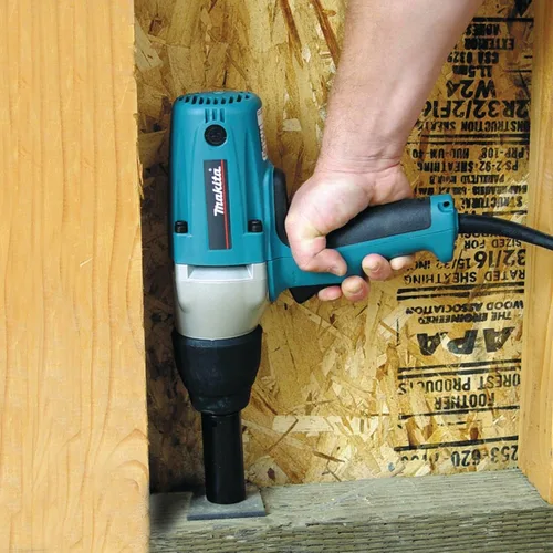 Vista 6 de Makita TW0350 Llave de impacto de 1/2 pulgada con yunque de pasador de retención, azul