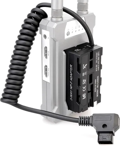 Vista 9 de D-Tap Ptap a doble cara NP-F550/970/570/770 Adaptador de corriente de batería ficticia (estructura cruzada) para monitor de campo, transmisión