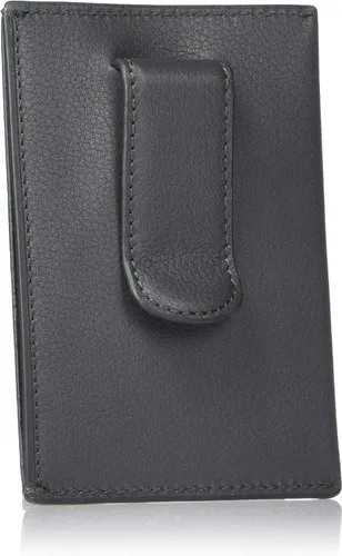 Vista 2 de TUMI Nassau - Funda para tarjetas con clip para dinero, Gris (Grey Texture), Cartera RFID