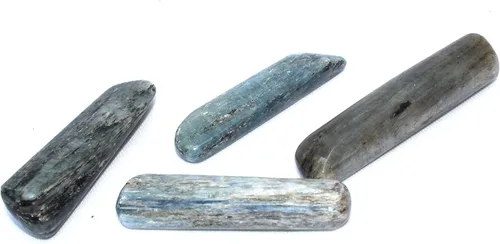 Vista 40 de Jet Amazonite - Piedra rodada de 3.53 oz aprox. de 0.75 a 1 pulgada con bolsa de terciopelo (Amazonita)