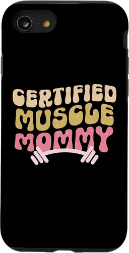 Vista 18 de iPhone 16 certified Muscle Mommy Groovy Pump Cover Lifting Case