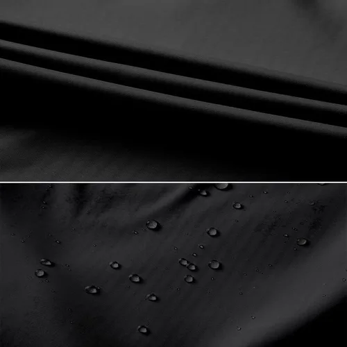 Vista 7 de Chubasquero impermeable para mujer, con capucha, ligero, cortavientos, gabardina, con forro a rayas