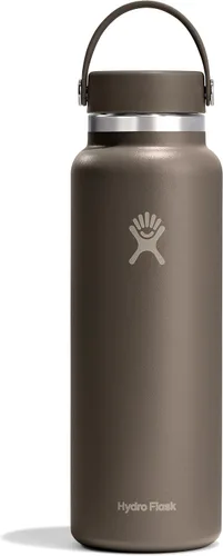 Vista 76 de Hydro Flask Botella de agua – Acero inoxidable aislado – Tapa flexible de boca ancha, antiderrames, a prueba de fugas y recargable en agave de 20