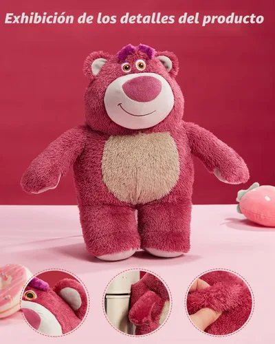 Vista 3 de MINISO Juguete de peluche de Disney Lotso de 12.6 pulgadas, animales