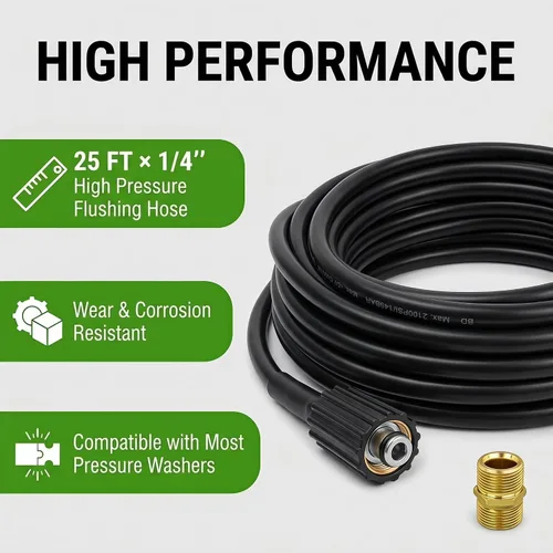 Vista 2 de NA022768 Manguera de lavado de alta presión con conector roscado M22-0.551