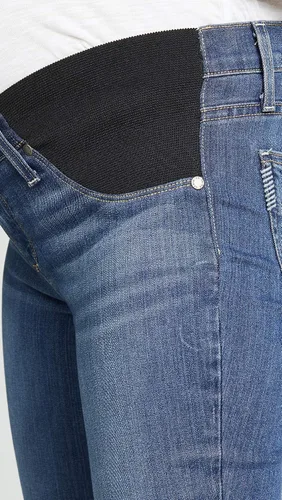 Vista 6 de PAIGE Jeans de maternidad Verdugo de tiro medio ultra ajustados para mujer