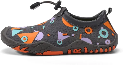 Vista 2 de Zapatos acuáticos para niños y niñas, tenis de verano para deportes al aire libre, ligeros, de secado rápido, calcetines acuáticos para atletismo