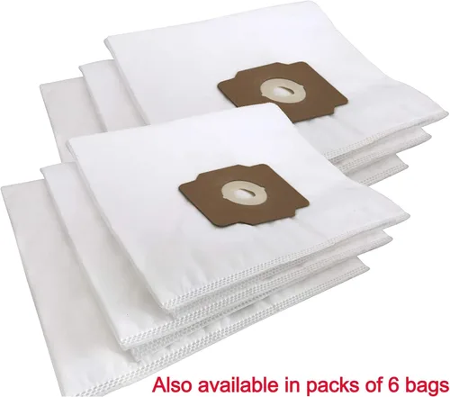 Vista 2 de Bolsas de vacío centrales de tela resistentes al desgarro de alta calidad, compatibles con Beam, Electrolux, Eureka, Kenmore, Husky, Mastercraft