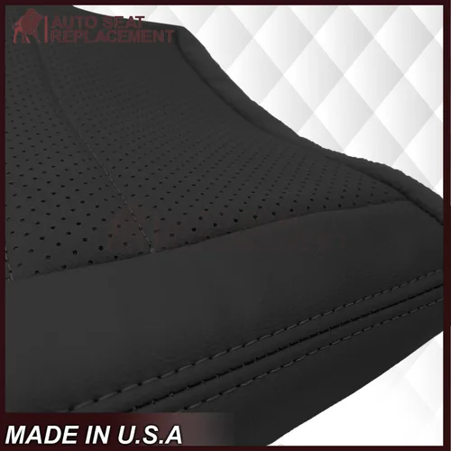 Vista 3 de Compatible con Ford Mustang GT V8 1999, 2000, 2001, 2002, 2003, 2004, funda de asiento convertible de piel sintética, se adapta tanto al conductor