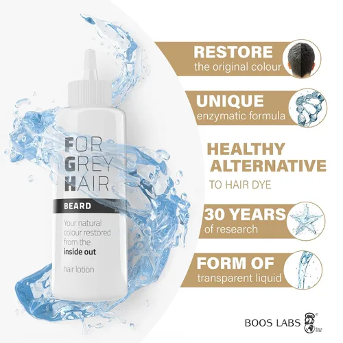 Vista 2 de Para cabello gris para barba y bigote - Recupera tu color de cabello original
