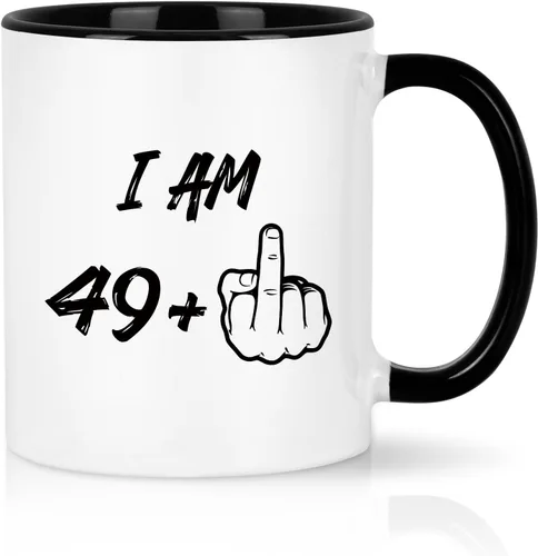 Vista 10 de YHRJWN - Regalos de cumpleaños número 40 para mujeres y hombres, taza de café I Am 39 Plus, regalos divertidos de cumpleaños para amigos, compañeras