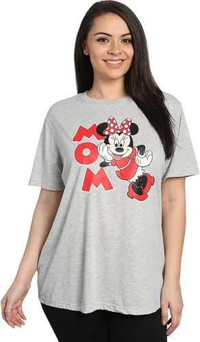 Vista 4 de Disney Camiseta de talla grande para mujer, estampado de Minnie Mouse Mickey Daisy