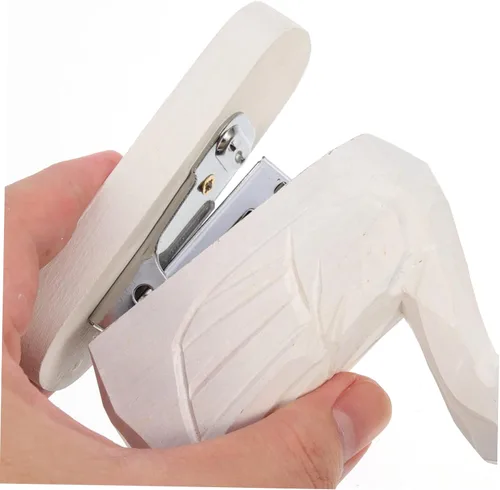 Vista 8 de ABOOFAN Mini engrapadora de animales, divertida engrapadora para escritorio, ganso, escritorio, oficina, accesorios, suministros