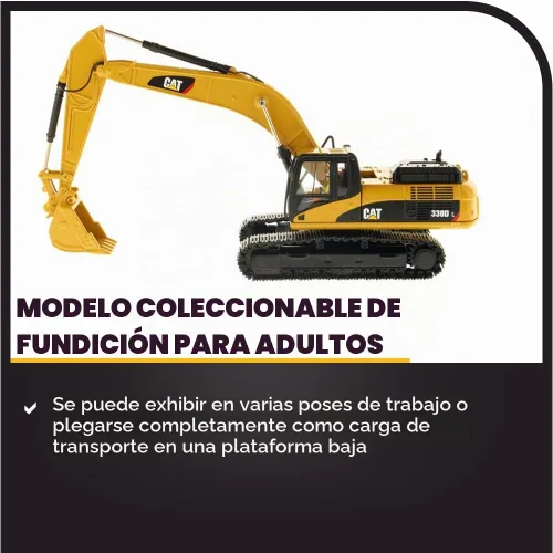Vista 3 de Diecast Masters Excavadora hidráulica Caterpillar 330D L Core Classics Series Vehículo