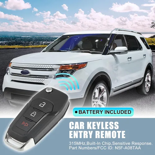 Vista 2 de X AUTOHAUX 315MHz N5F-A08TAA Reemplazo inteligente de proximidad sin llavero remoto para Ford F150 F250 F350 2015-2019 para F450 F550 2018-2019