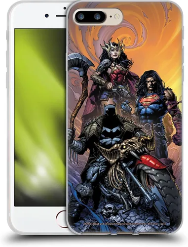 Vista 173 de Head Case Designs Funda de gel con licencia oficial de la Liga de la Justicia DC Comics #10 Darkseid War Comic Book Cover
