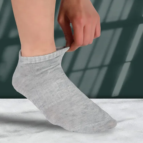Vista 4 de 9-10 pares de calcetines invisibles para mujer, calcetines delgados de corte bajo, calcetines de tobillo antideslizantes para senderismo, atléticos