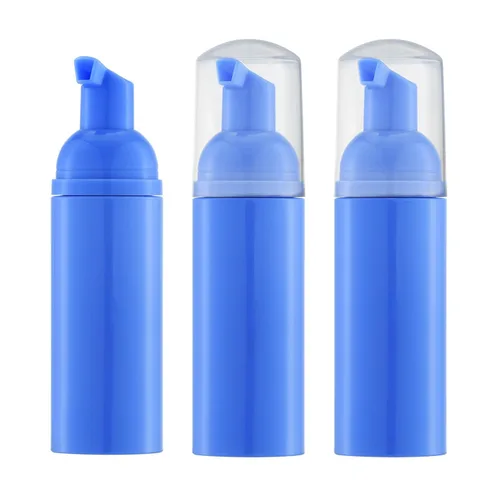 Vista 7 de Botella de espuma de 2 onzas con bomba dorada, dispensadores de espuma de viaje vacíos para jabón, champú, 3 Colores Mini travel size foamer