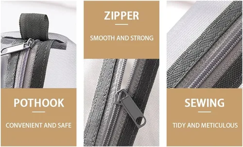Vista 5 de Bolsa de malla para bolígrafos, estuche para lápices, bolsa de herramientas de maquillaje, bolsa de almacenamiento