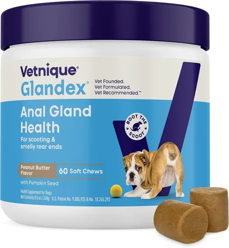 Vista 10 de Vetnique Glandex Advanced Strength - Glándula anal masticable para perros