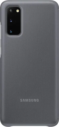 Vista 2 de Samsung Electronics - Funda para Galaxy S20, S-View con tapa, color gris (versión de EE. UU. con garantía) (EF-ZG980CJEGUS)