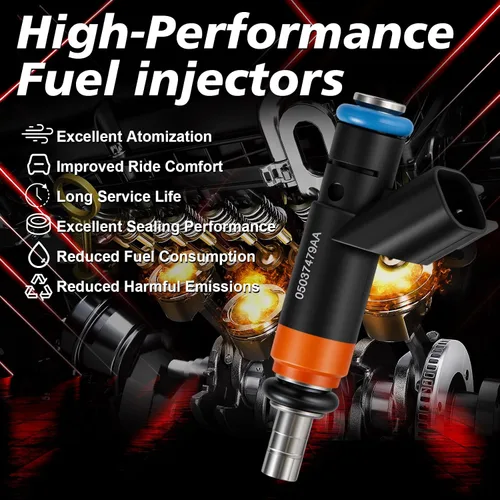 Vista 5 de 8 inyectores de combustible de repuesto para Ram 1500 5.7L 2009-2017 Ram 2500 para: Dodge Charger 5.7L Durango Challenger 2010-2016 2018 para Grand