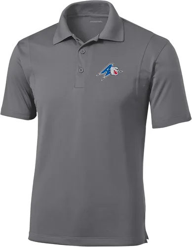 Vista 113 de Polo atlético de micro piqué NCAA para hombre Prime con cuello propio