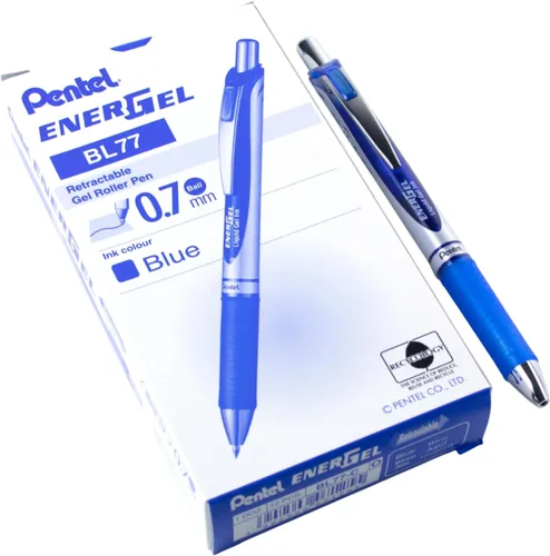 Vista 9 de Pentel Energel Bolígrafo retráctil con cañón - Rosa